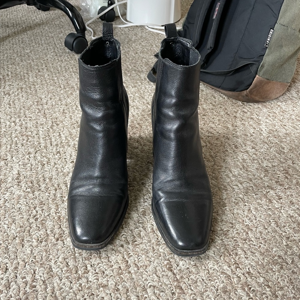 Marc Fisher leather booties